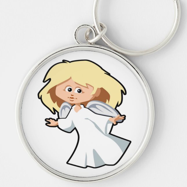 CHAVEIRO MENINA DE ANJO (Frente)