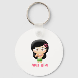 Chaveiro Menina de Hula
