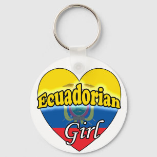 Chaveiro Menina equatoriana