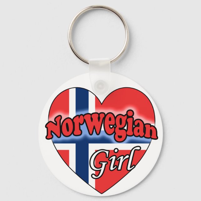 Chaveiro Menina Norueguesa (Frente)
