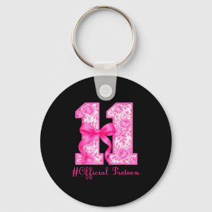 Chaveiro Menina Oficial de 11 Anos de Idade Rosa Coquette B