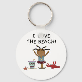 Chaveiro Menina que eu amo a praia