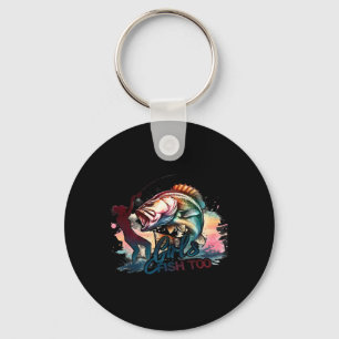 Chaveiro Meninas Pescam Também Pesca Boca Grande B Gráfico