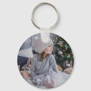 Chaveiro Menininha linda e árvore de Natal .jp