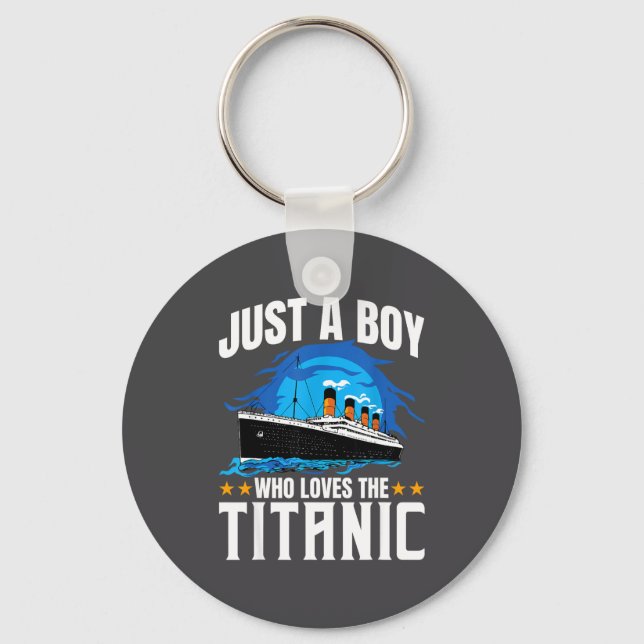 Chaveiro Menino Ama Titanic (Frente)