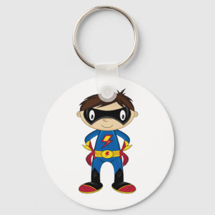 Chaveiro Menino bonito do super-herói