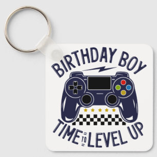 Chaveiro Menino de Aniversário Hora de Subir de Nível