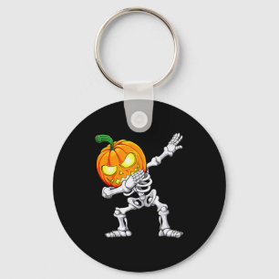 Chaveiro Meninos de Halloween Dabbing Esqueleto Y Abóbora J