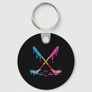 Chaveiro Meninos de Sorvete de Hockey Gotejamento Meninos d