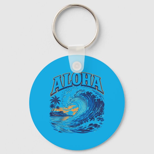 Chaveiro Meninos Pequenos Havaiano (Frente)