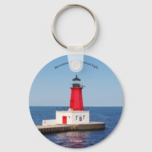 Chaveiro Menominee North Pierhead (Frente)