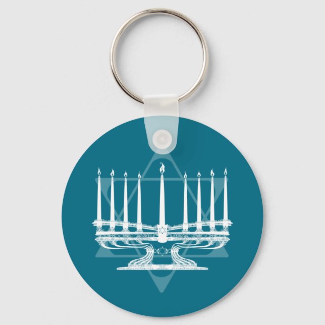 Chaveiro Menorah e estrela IV (Frente)