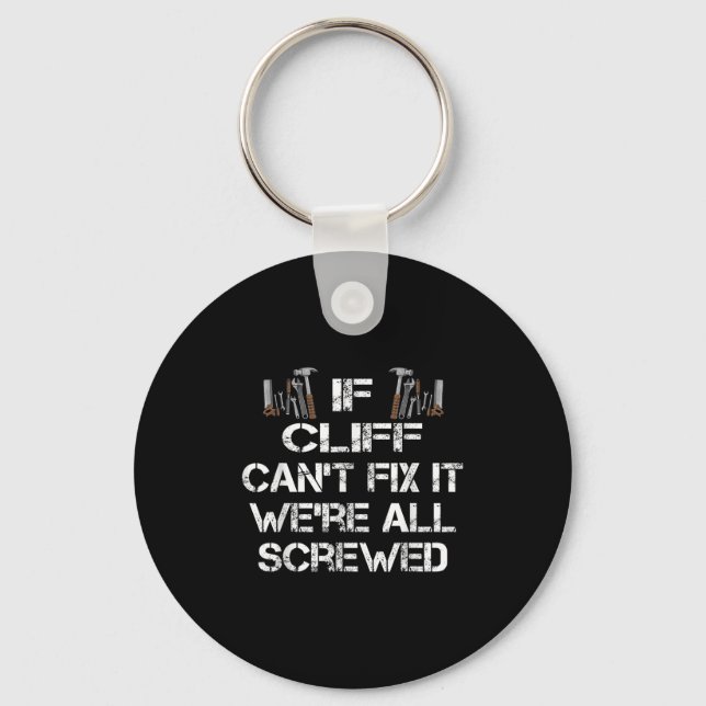 Chaveiro Mens Funny Handyman Cote Cliff Personalizado Gift (Frente)