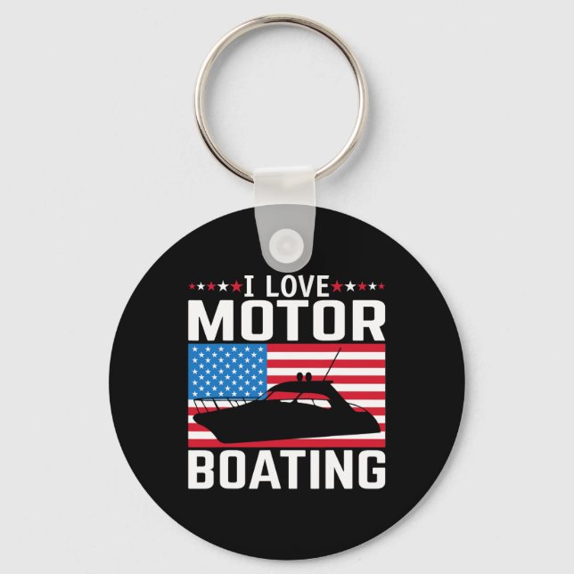 Chaveiro Mens I Love Motor Barco Teto Nitro B (Frente)