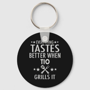 Chaveiro Mens Tio Grills It - Engraçado Tio Byrbecue