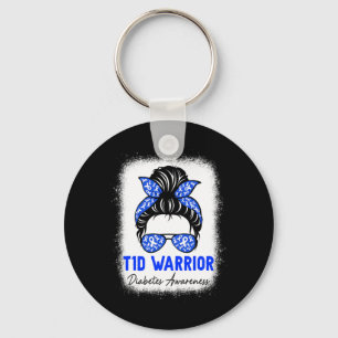 Chaveiro Mensagem de Consciência do T1d pelo Guerreiro do D
