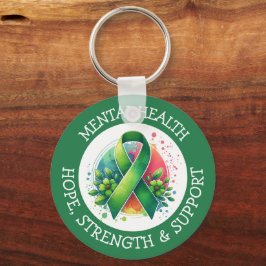 Chaveiro Mental Health Awareness - Support Strength Support