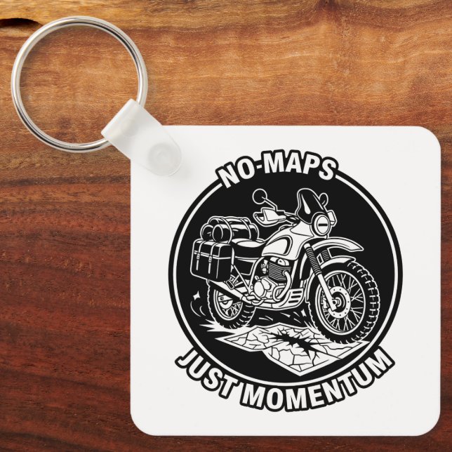 Chaveiro Mentalidade de Liberdade no Turismo de Moto (Frente)