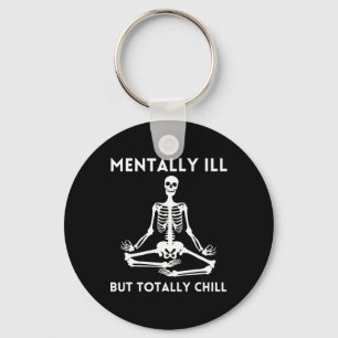 Chaveiro Mentalmente Doente, Mas Totalmente Enchendo O Esqu