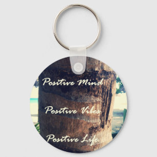 Chaveiro Mente positiva, impressão positiva, vida positiva