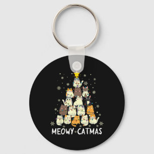 Chaveiro Meowy Catmas Árvore de Natal Xmas Meninas Fu