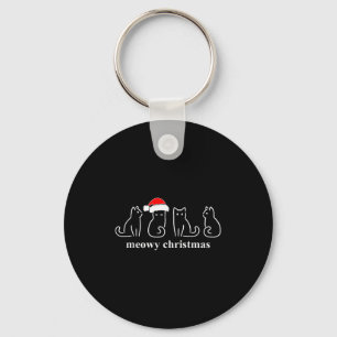Chaveiro Meowy Catmas Gato Natal Fofo Gatinho Gatos Papai N