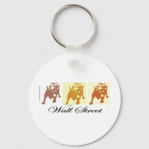 Chaveiro Mercado Bull Wall Street