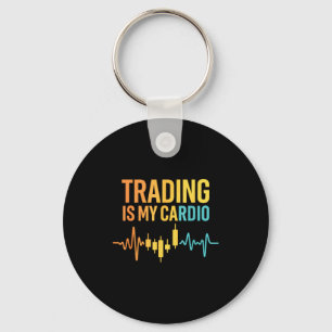 Chaveiro Mercado Engraçado para o Pai Trader, Cotações de N