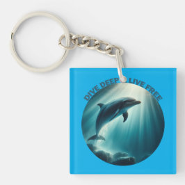 Chaveiro Mergulhe Dolphin Livre Ao Vivo