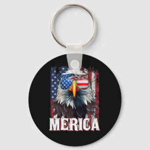 Chaveiro Merica - Águia Patriótica Usa Da Liberdade - 4º De