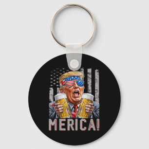 Chaveiro Merica Trump Sungs 4 De Julho Beer Drinki Engraçad