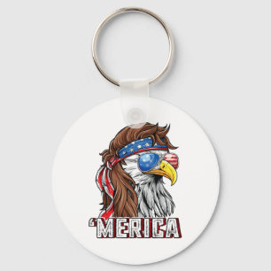 Chaveiro Merica Usa American Flag Patriótico 4 De Julho Byl