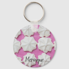 Chaveiro Meringues em papel cor-de-rosa