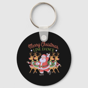 Chaveiro Merry Christmas Line Dance Celebra a temporada