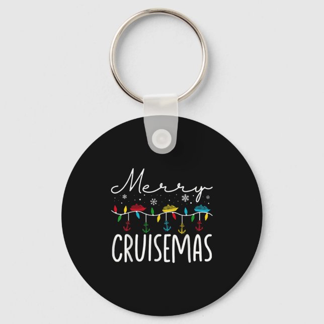 Chaveiro Merry Cruisemas Christmas Family Cruisin Funny Cru (Frente)