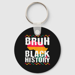 Chaveiro Mês da História Negra Bruh Melanina Afro-Americano