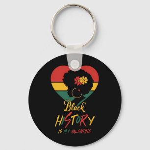 Chaveiro Mês da História Negra é Meu Dia dos Namorados Mulh