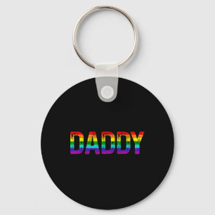 Chaveiro Mês do Orgulho Gay do Papai Dia dos Pais LGBTQ Arc