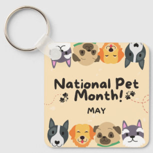 Chaveiro Mês Nacional de Pet
