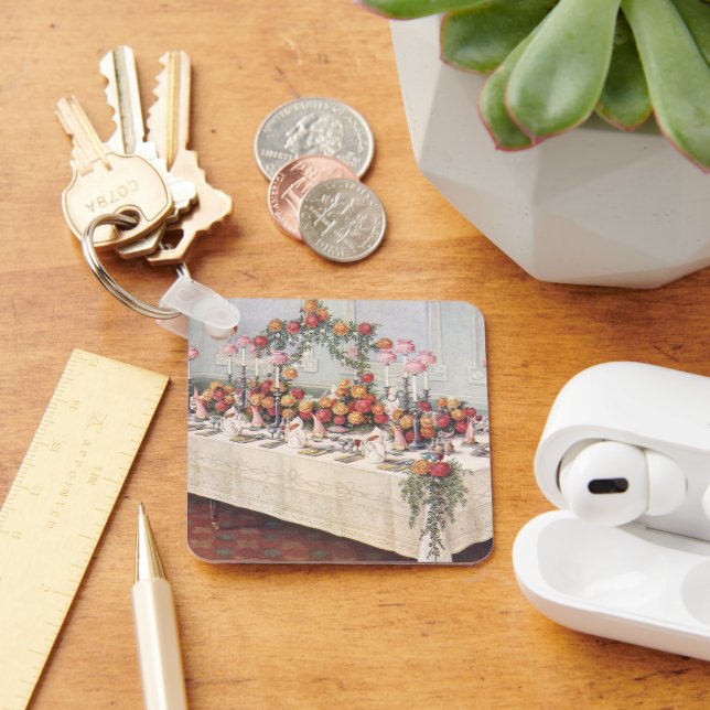 Chaveiro Mesa de Banquete do casamento vintage (Mesa)