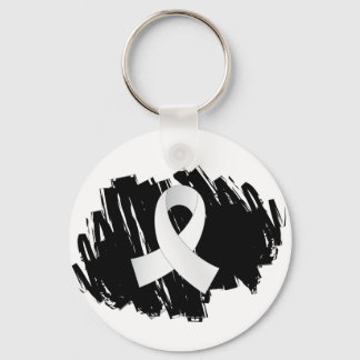 Chaveiro Mesotelioma Pearl Fita Com Escribble