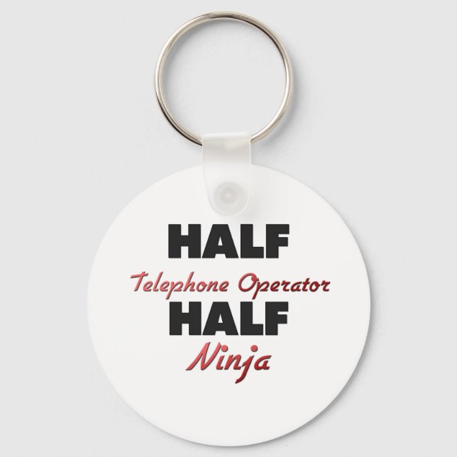 Chaveiro Metade do operador de telefone Half Ninja (Frente)