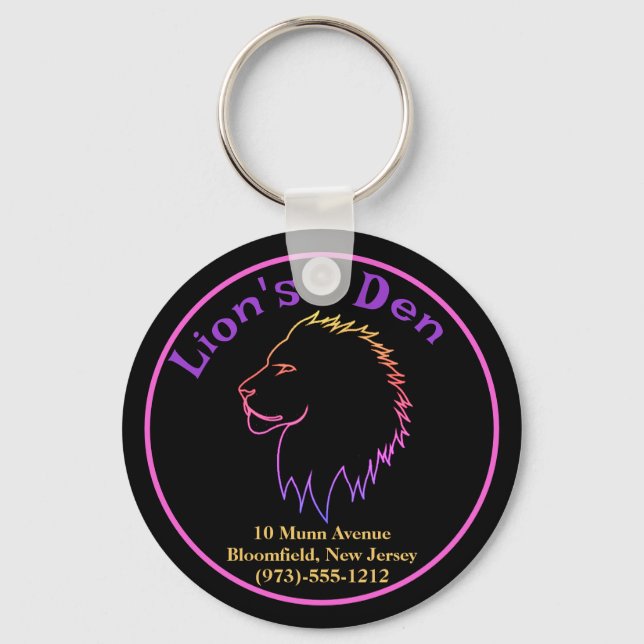 Chaveiro Metal de promoção comercial (Frente)