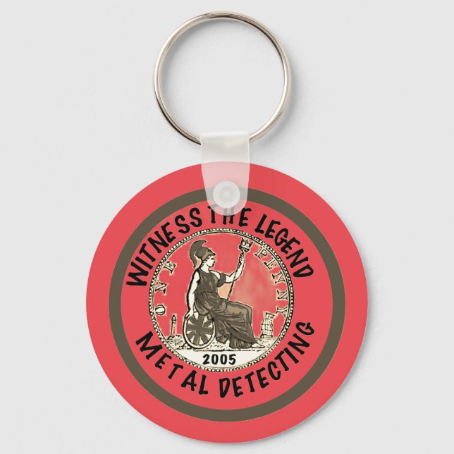 Chaveiro Metal Detectorist 21st Birthday  (Frente)