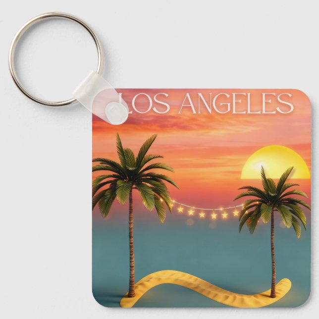 Chaveiro Metal Square Keychain (Frente)