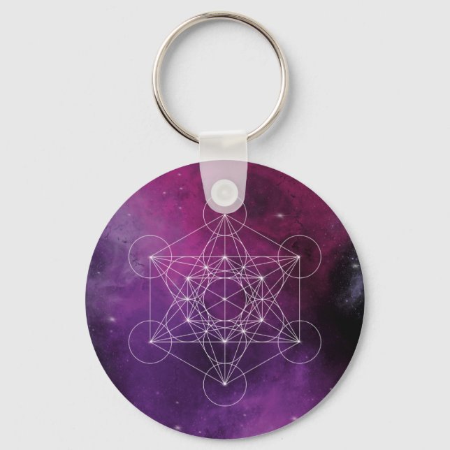Chaveiro Metatron, chakra, zen, geométrico sagrado, anjo, (Frente)