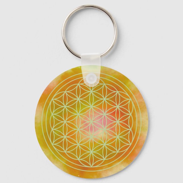 Chaveiro Metatron, chakra, zen, geométrico sagrado, anjo, (Frente)