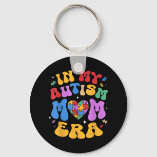 Chaveiro Meu Autismo Mãe Autismo Sensibilização Groovy Retr