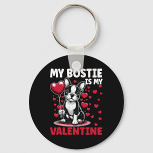 Chaveiro Meu Bostie É Meu Namorados Boston Terrier Dog Vale
