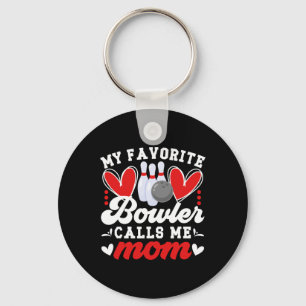 Chaveiro Meu Bowler Favorito Me Chama Mãe De Um Bowler Mama